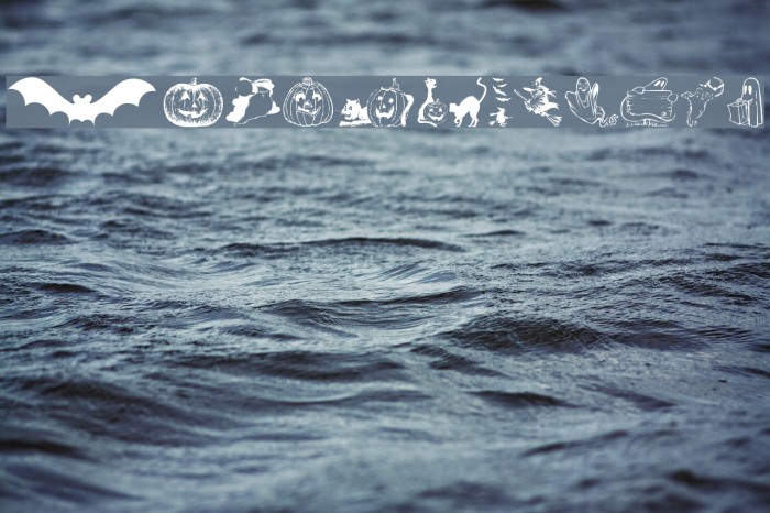 Helloween Caratteri examples
