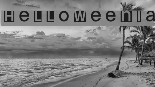 HelloweeniA Font examples