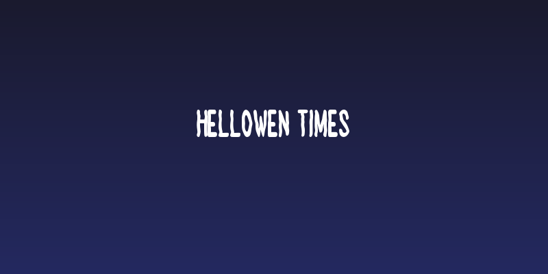 Hellowen Times Social Header