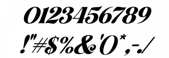 Hellowin Italic Font OTHER CHARS