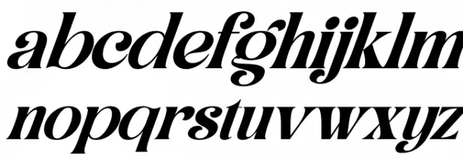 Hellowin Italic Caratteri MINUSCOLO