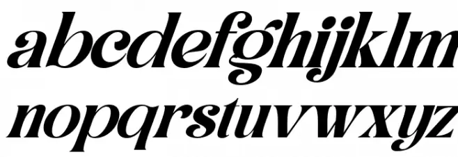 Hellowin Italic フォント 小文字
