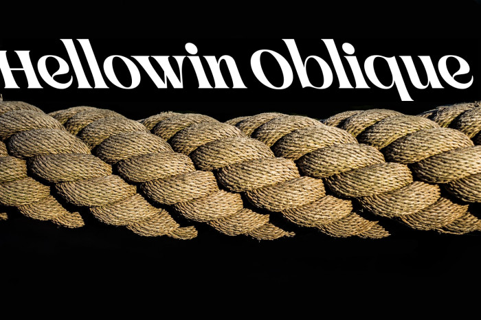 Hellowin Oblique Example 3