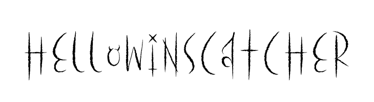 Hellowin Scatcher  Frei Schriftart Herunterladen