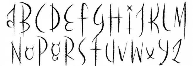 Hellowin Scatcher Schriftart Groß