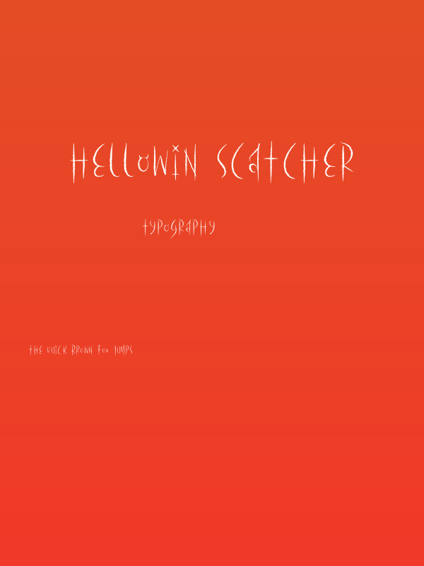 Hellowin Scatcher Poster