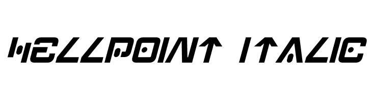 Hellpoint Italic  免费字体下载