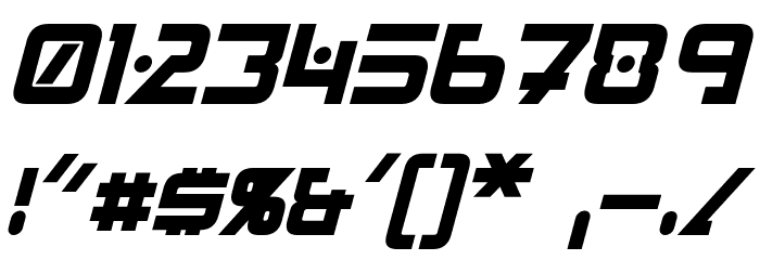 Hellpoint Italic Font OTHER CHARS