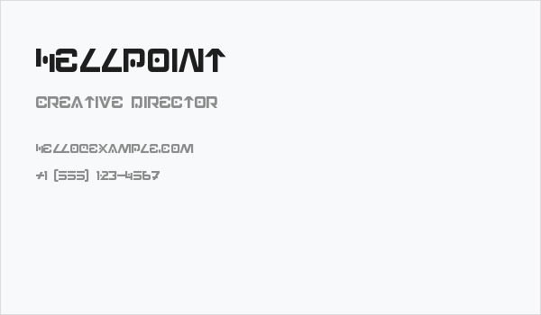 Hellpoint Business Card