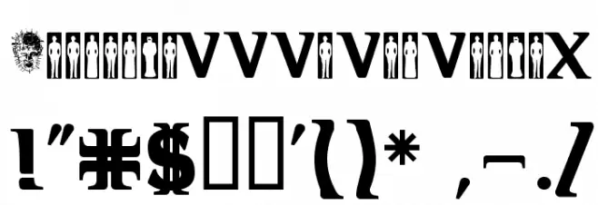 Hellraiser 3 Font OTHER CHARS