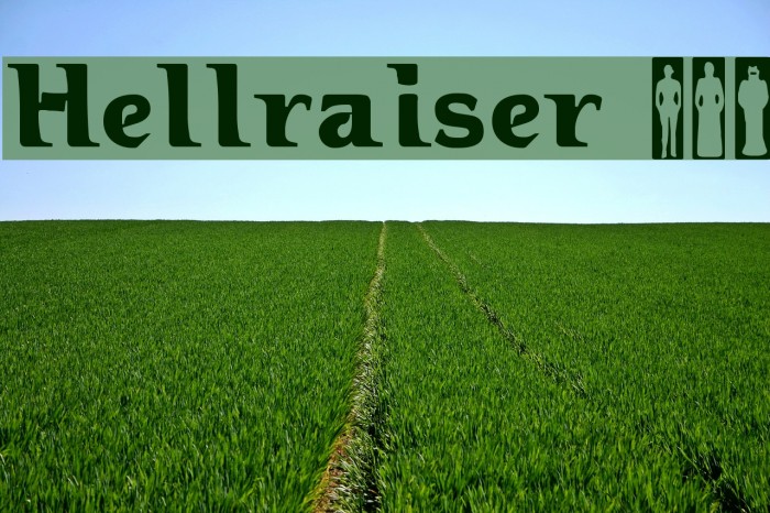 Hellraiser 3 Font examples