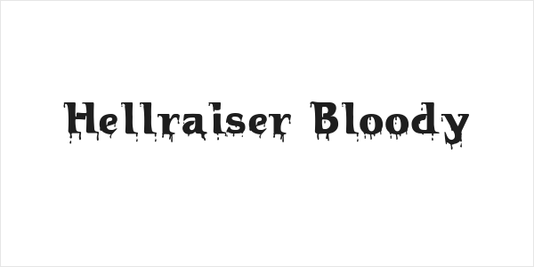 Hellraiser Bloody Logo