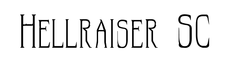 Hellraiser SC  font caratteri gratis