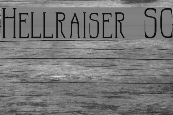 Hellraiser SC フォント examples