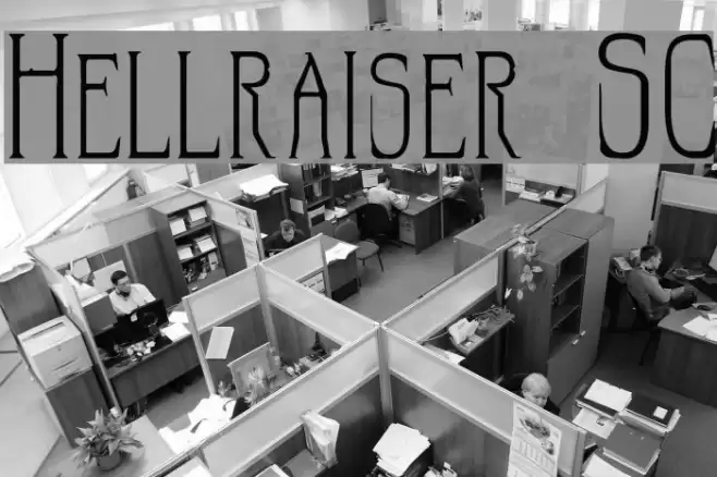 Hellraiser SC フォント examples