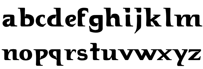Hellraiser3 Font LOWERCASE