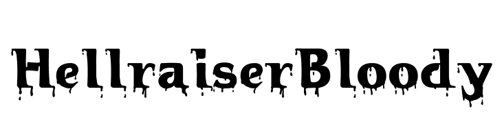 HellraiserBloody Font