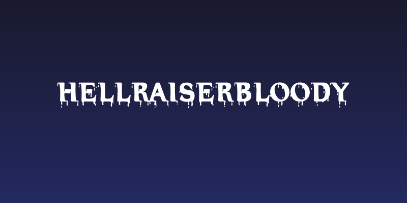 HellraiserBloody Social Header