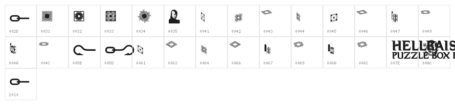 HellraiserPuzzleBoxBats Character Map