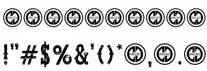 Hells Rider Decay Font OTHER CHARS