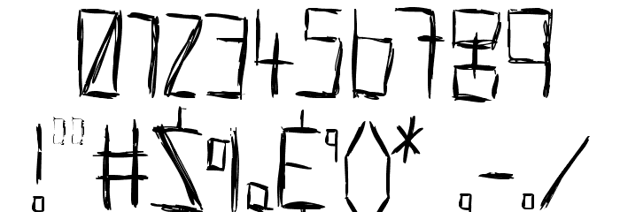 HellsKittchenDevilGod-Bold Font OTHER CHARS
