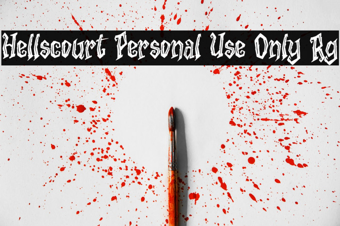 Hellscourt Personal Use Only Rg Example 2