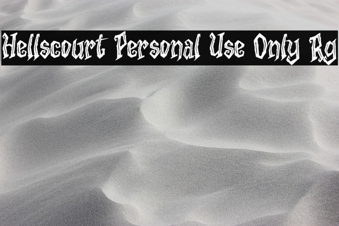 Hellscourt Personal Use Only Rg Example 3