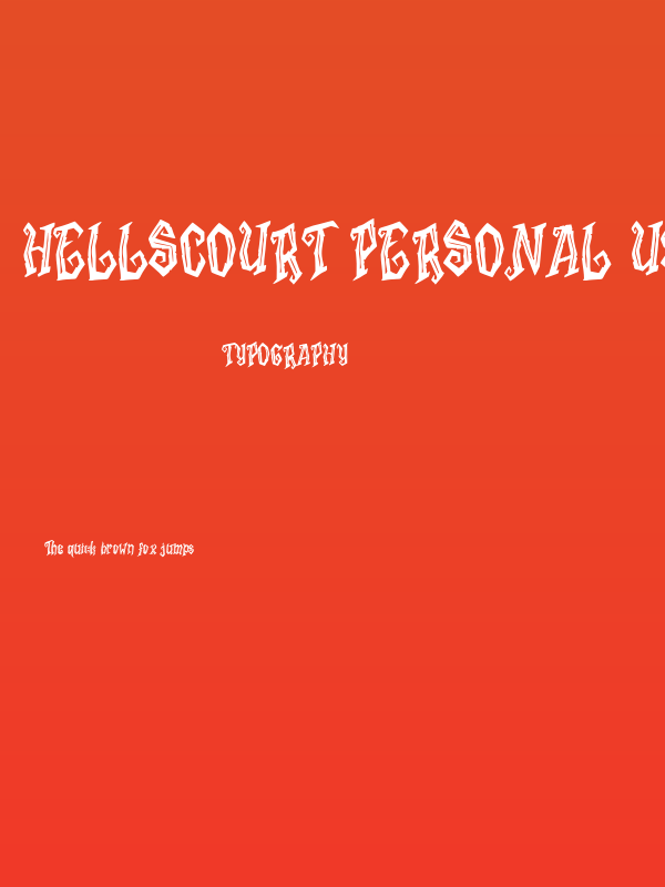 Hellscourt Personal Use Only Rg Poster