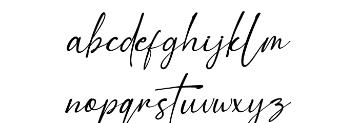 Hellstand Font LOWERCASE