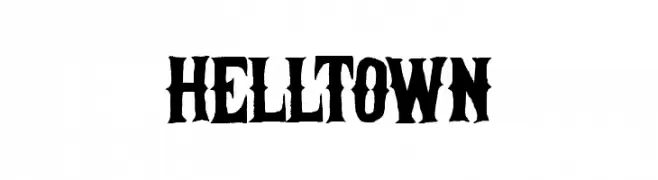 Helltown  Descarca Fonturi Gratis