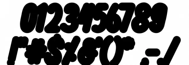 Hellytail Shadow Font OTHER CHARS