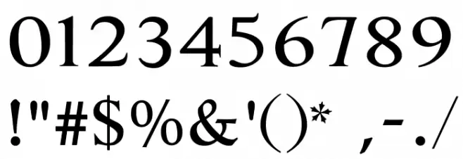 Helmantica Font OTHER CHARS