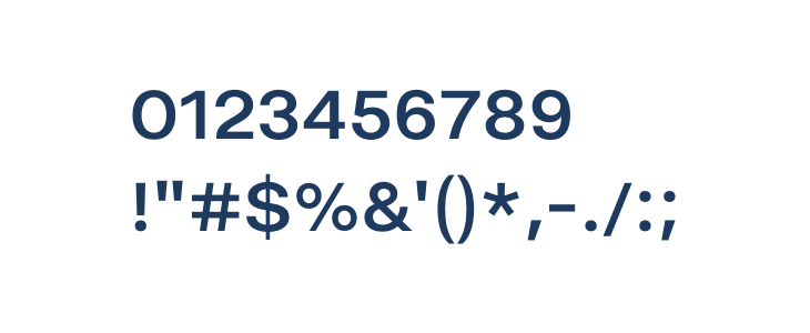 Helmet Neue Regular Other Characters