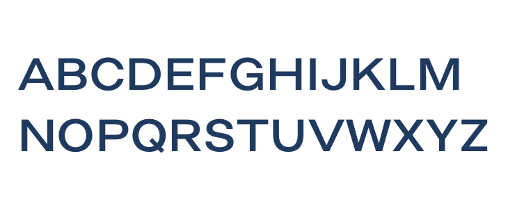 Helmet Neue Regular Uppercase