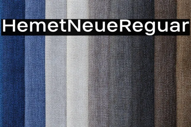 Helmet Neue Regular Example 1