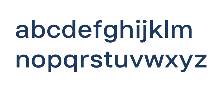 Helmet Neue Regular Lowercase