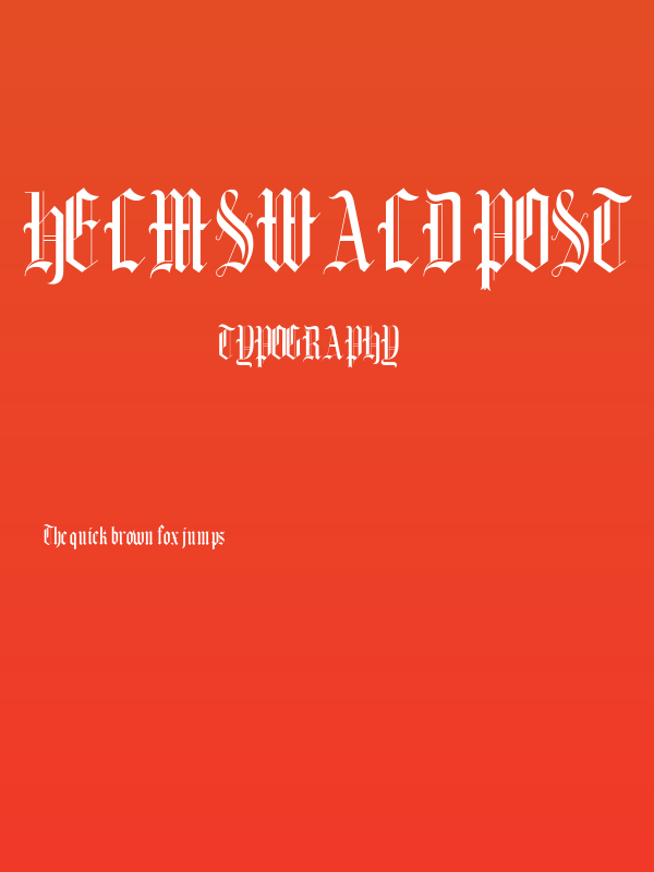 Helmswald Post Poster