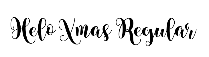 Helo Xmas Regular  नि: शुल्क फ़ॉन्ट्स डाउनलोड