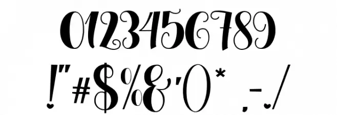 Helo Xmas Regular Schriftart Anderer Schreiben