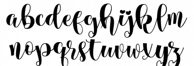 Helo Xmas Regular Schriftart Kleinbuchstaben