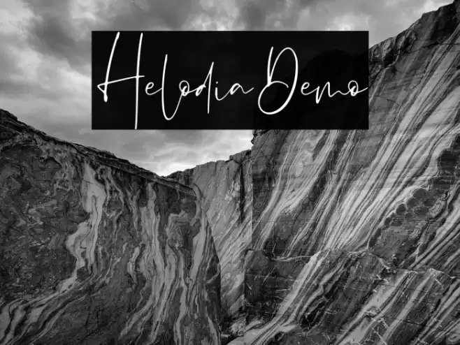 HelodiaDemo Font examples