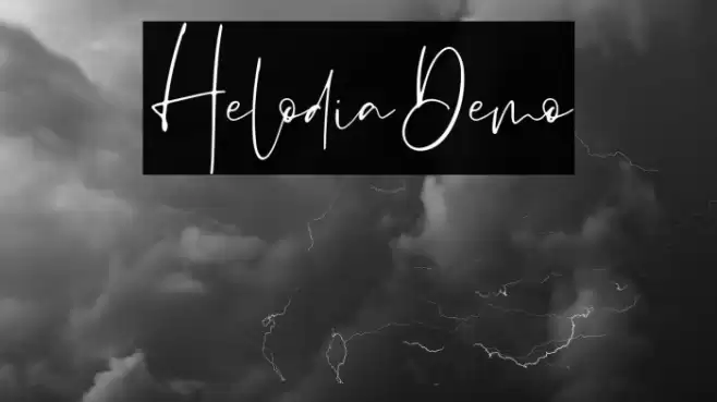 HelodiaDemo Font examples