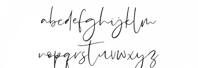 HelodiaDemo Schriftart Kleinbuchstaben