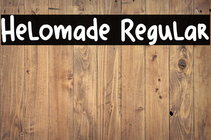 Helomade Regular Example 1