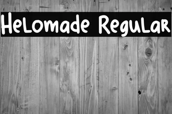 Helomade Regular Font examples