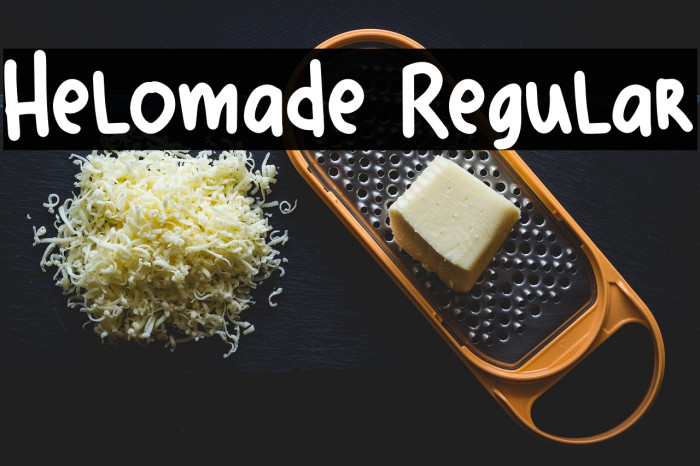 Helomade Regular Example 2