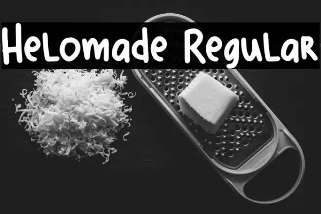 Helomade Regular Font examples