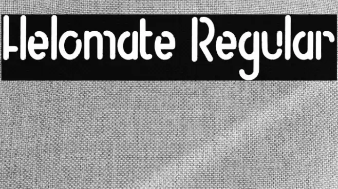 Helomate Regular Font examples