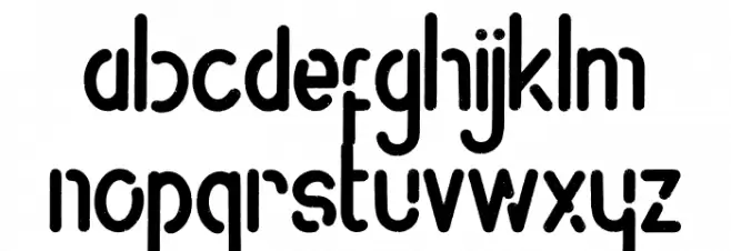 Helomate Regular Caratteri MINUSCOLO