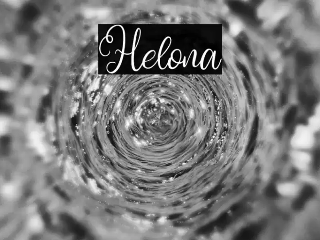 Helona Font examples